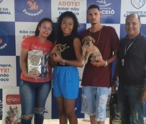 Feira de Adoção da Prefeitura de Maceió assegura lares para três animais