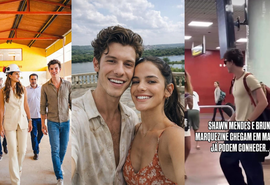 Visita de Shawn Mendes e Bruna Marquezine em Alagoas 'quebra a internet' e vira alvo de memes com IA