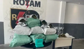 PM de Alagoas  apreende mais de 600 quilos de drogas em uma semana