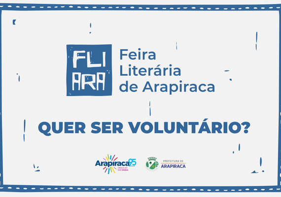 Feira literária abre inscrições de voluntários para 2ª edição