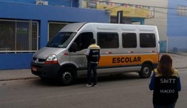 Operação fiscaliza transporte escolar em bairros da capital