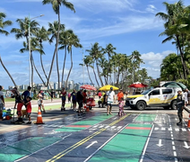 Maio Amarelo: PM realiza ação de educação para o trânsito na orla de Maceió