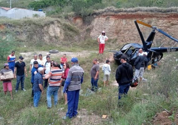 Helicóptero cai com deputado federal na Bahia