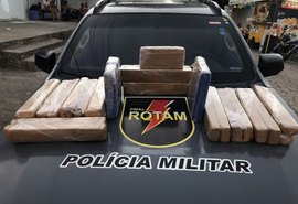 Batalhão de Rotam apreende mais de 26 kg de maconha na rodoviária de Maceió