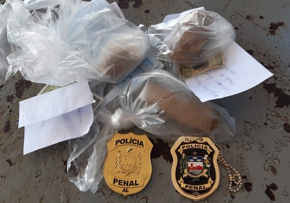 Mulheres são flagradas tentando entrar com drogas no sistema prisional