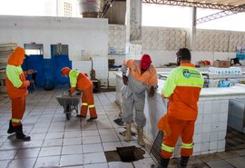 Mercado do Jacintinho irá fechar na segunda (16) para a realização do mutirão de limpeza
