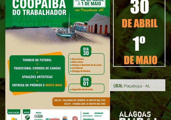 Programação do 1º Festival Coopaiba do Trabalhador é divulgada e promete animar o público regional