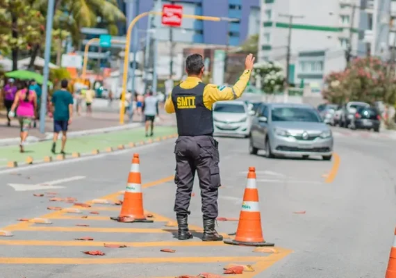 Quatro eventos alteram trânsito e interditam vias em Maceió