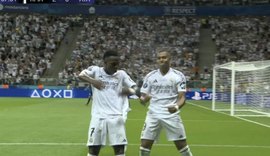 Kylian Mbappé marca primeiro gol com a camisa do Real Madrid; veja!