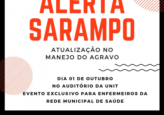 Abertas inscrições para atualização no tratamento do sarampo