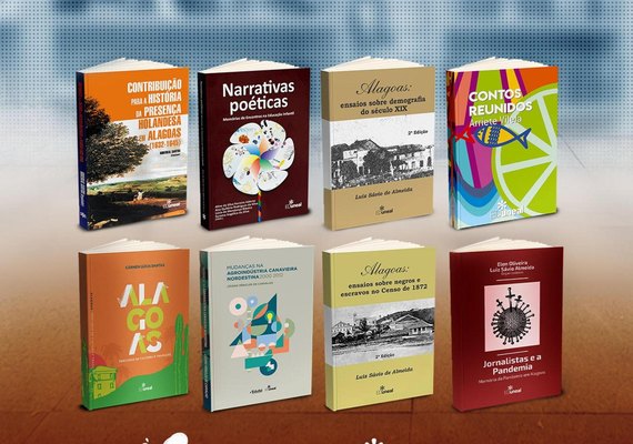 Escritores alagoanos lançam oito livros nesta terça-feira (07)