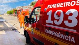 Incêndio destrói cômodo de apartamento durante a madrugada em Maceió