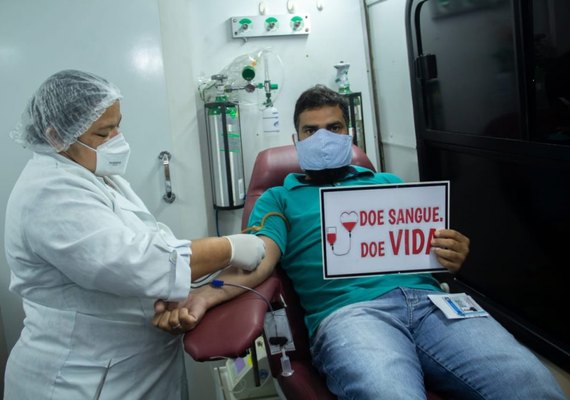 Unidade Móvel do Hemoal Arapiraca está no bairro Brasília nesta quarta (22)