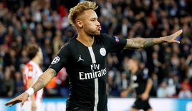 Neymar dá show, faz hat-trick, iguala Kaká e PSG goleia na Champions