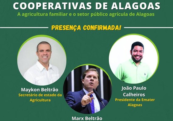 Plenário das Cooperativas vai debater agricultura e setor público de AL