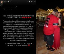 Esposa de MC Ryan SP comemora liberdade do cantor e cita força da fé