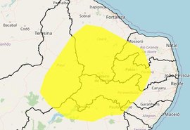Municípios do interior de Alagoas tem novo alerta para vendavais; saiba quais