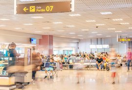 Fluxo de passageiros no aeroporto Zumbi dos Palmares em 2023 foi o maior da história