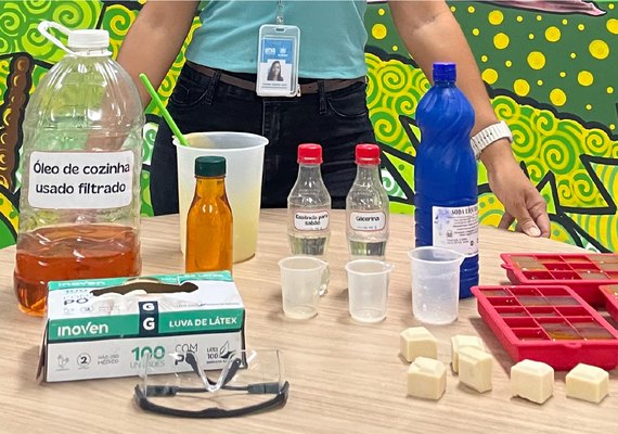 Sabão feito de reaproveitamento de resíduos é foco de projeto do IMA