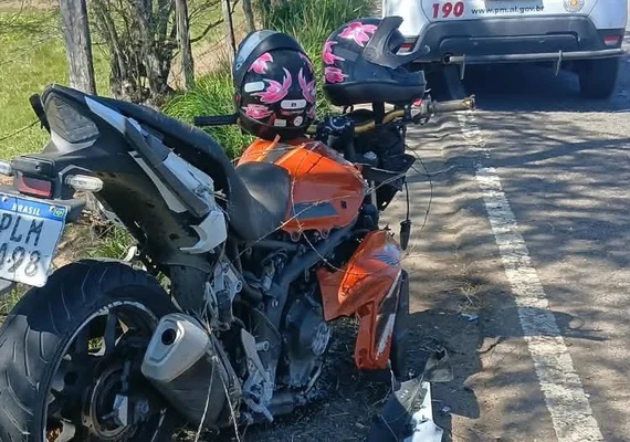 Suspeito de roubar jovens bate moto e é detido pela PM na AL-115