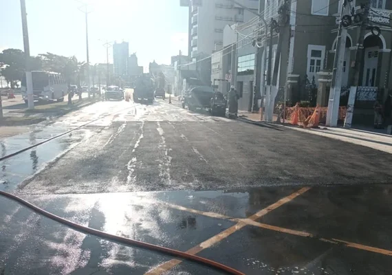 Tráfego é totalmente liberado na Avenida da Paz após reparo emergencial da BRK