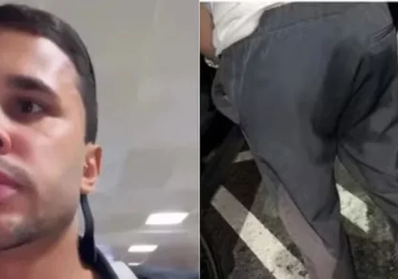 Lucas Guimarães passa por perrengue durante viagem: “Todo mijado”