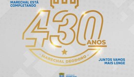 Marechal Deodoro comemora 430 anos de fundação e 194 anos de nascimento de Deodoro