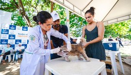 Mais de três mil animais foram vacinados contra a raiva neste fim de semana em Maceió; confira próximos locais