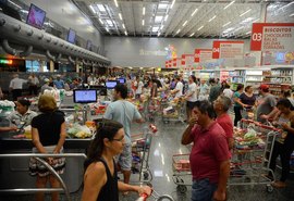 Vendas dos supermercados cresceram 2,07% em 2018