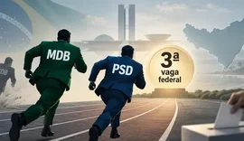 MDB e PSD brigam pela terceira vaga de federal; PSDB pode ficar fora