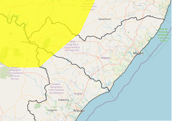 Inmet emite alerta de baixa umidade para municípios de AL; confira a lista