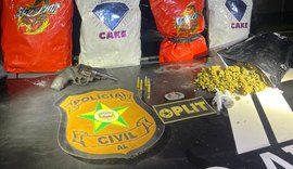 Denúncia leva à apreensão de arma e drogas dentro de casa no Jacintinho