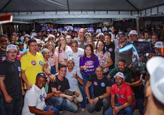 Renato Filho e Fátima Canuto inauguram comitê de campanha em Atalaia