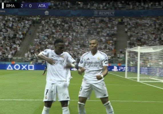 Kylian Mbappé marca primeiro gol com a camisa do Real Madrid; veja!