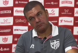 Pressionado, técnico do CRB se pronuncia após quinto jogo sem vitória