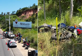 Idoso morre após perder controle de moto e bater contra poste na AL-101