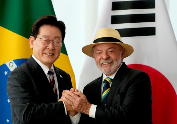 Lula e Lee criam grupo para destravar acordo Mercosul-Coreia e ampliam cooperação