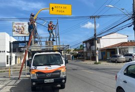 Defesa Civil sinaliza rotas de fuga em bairros afetados pela mineração