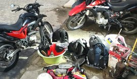 Motocicletas roubadas são recuperadas pela polícia