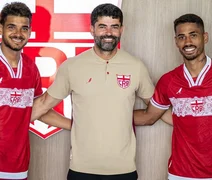 Hereda e João Neto são apresentados oficialmente pelo CRB