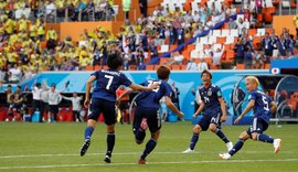 Com um a mais, Japão vence a Colômbia pelo Grupo H