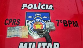 PM apreende drogas e arma de fogo em operações no interior de Alagoas