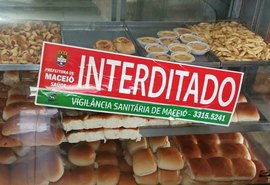 Vigilância interdita panificação e apreende uma tonelada de alimentos