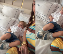 José Leonardo surge sorrindo após acidente doméstico e pontos no nariz