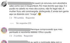 Outros internautas também reagiram