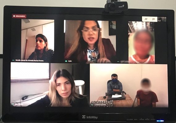 União dos Palmares apura ato infracional de adolescente por videoconferência
