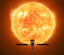 Buraco coronal em formato de triângulo quase perfeito é identificado no Sol
