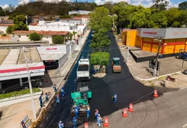 Pró-Estrada leva mais 5 km de pavimentação e Santana chega a 23 km de asfalto em dois meses