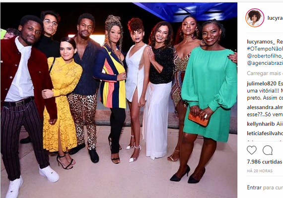 Lucy Ramos destaca presença de atores negros em: O Tempo Não Para