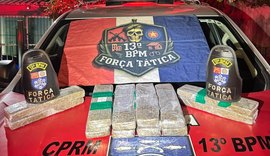 PM apreende mais de 11 quilos de maconha e prende suspeitos em Maceió
